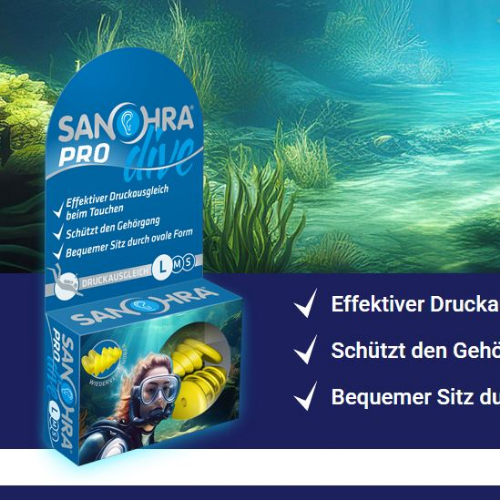 SANOHRA pro dive Tauch-/Gehörschutzstöpsel 